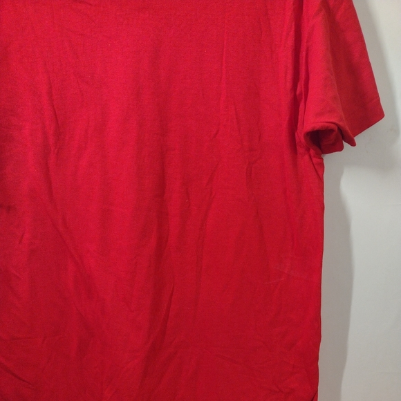 Fruit Of The Loom - Vintage Single Stitch Pocket Red T-shirt Men's Size Medium M - Picture 12 of 13
